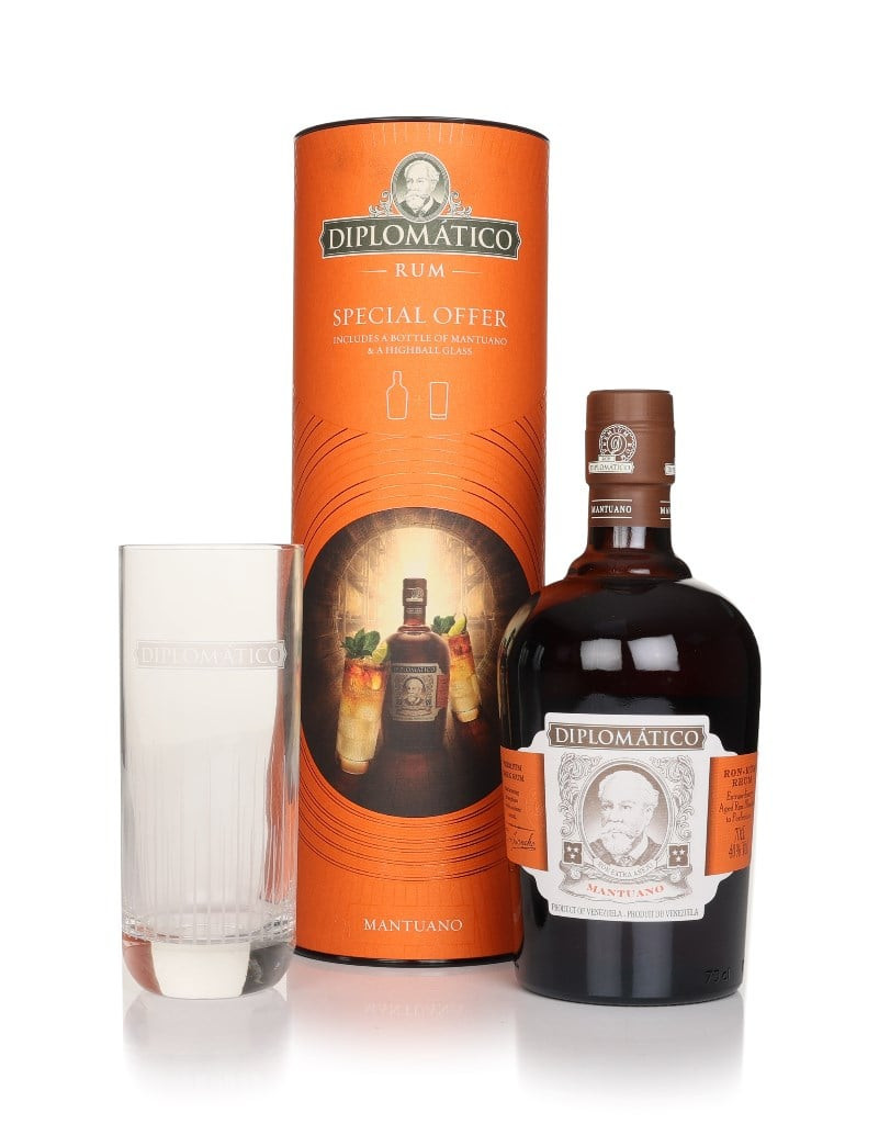 Diplomatico Mantuano Gift Set with Highball Glass 70cl