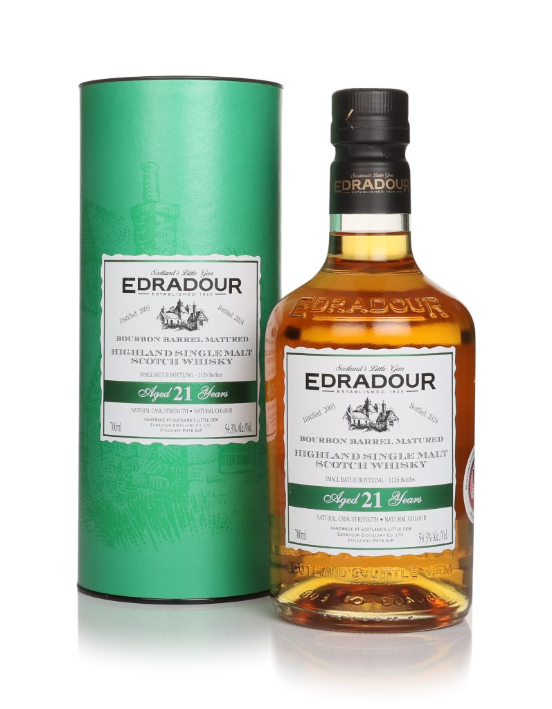 Edradour 21 Year Old 2003 Bourbon Barrel Matured 70cl Whisky