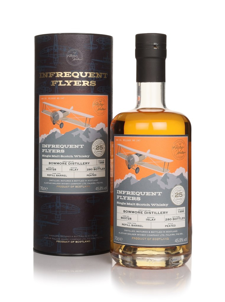 Bowmore 25 Year Old 1998 (cask 803728) - Infrequent Flyers (Alistair Walker)