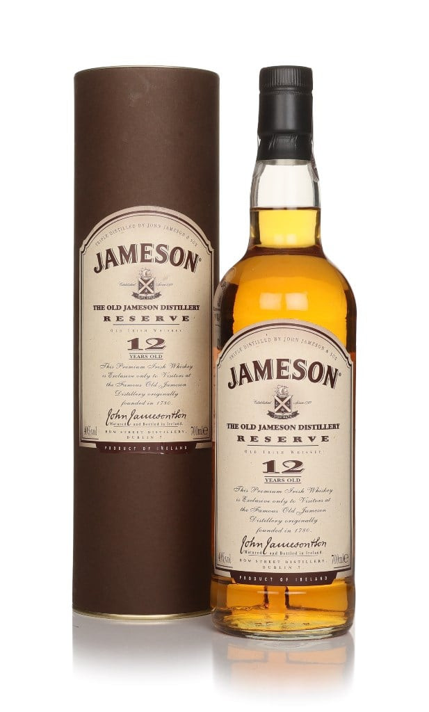 Jameson 12 Year Old Distillery Reserve 70cl Whiskey | Master Of Malt
