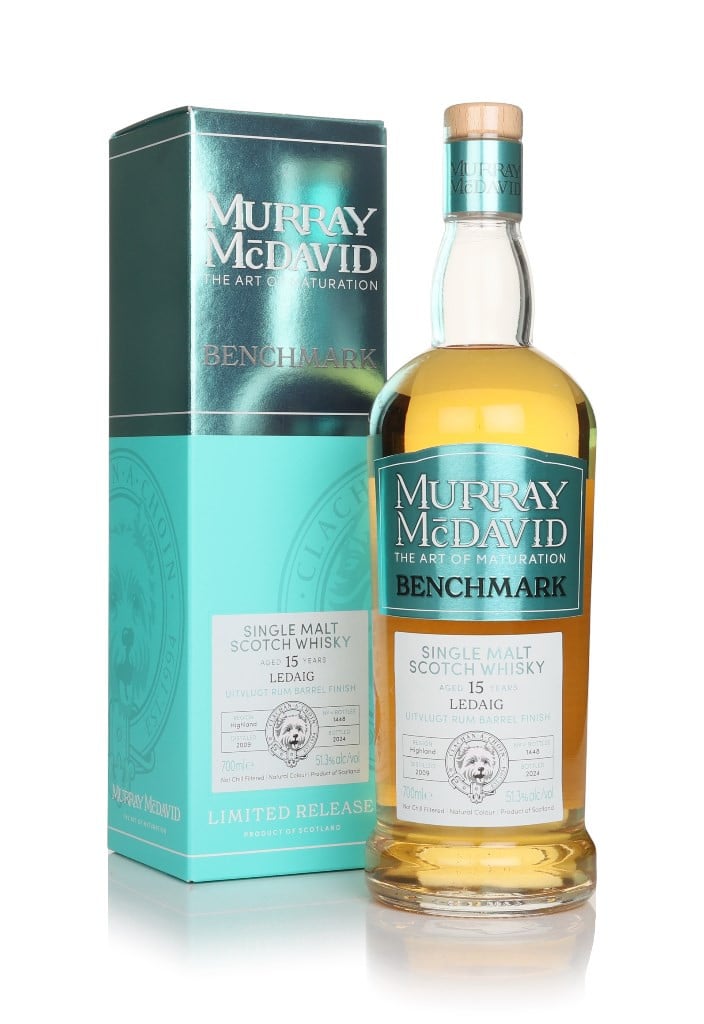 Ledaig 15 Year Old 2009 Uitvlugt Rum Barrel Finnish - Benchmark (Murray McDavid) 70cl