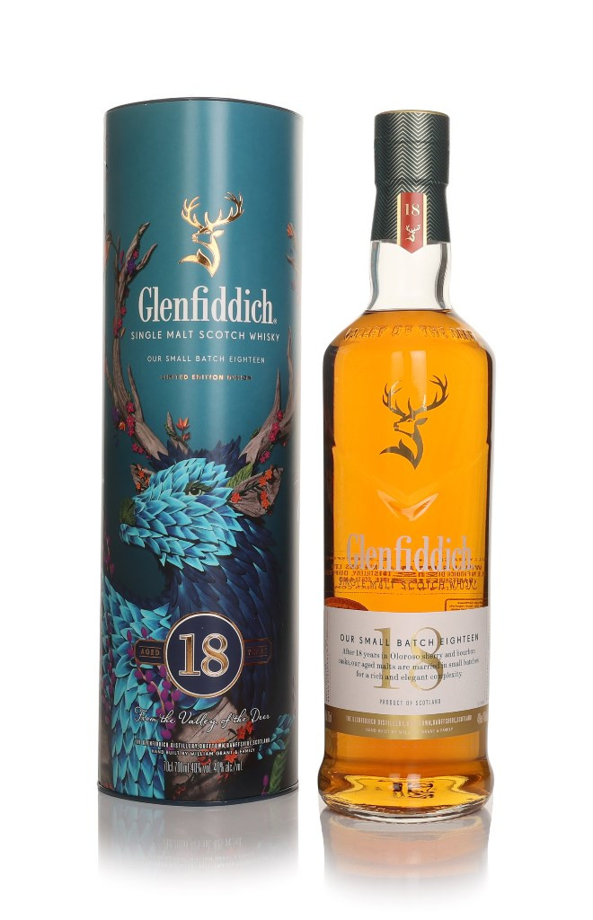 Glenfiddich 18 Year Old - Limited Edition Design 70cl Whisky