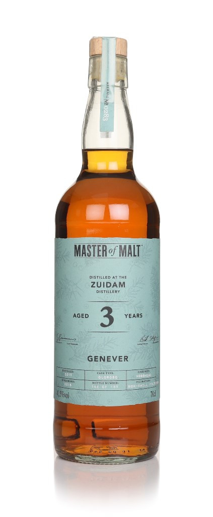 Zuidam 3 Year Old Genever 2015 (Master of Malt) 70cl