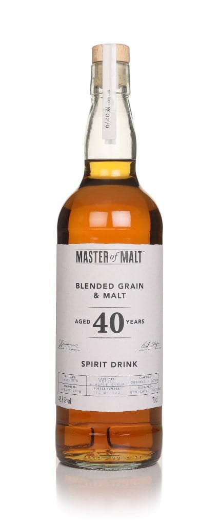 Blended Grain & Malt Spirit Drink 40 Year Old 1978 (Master of Malt) 70cl