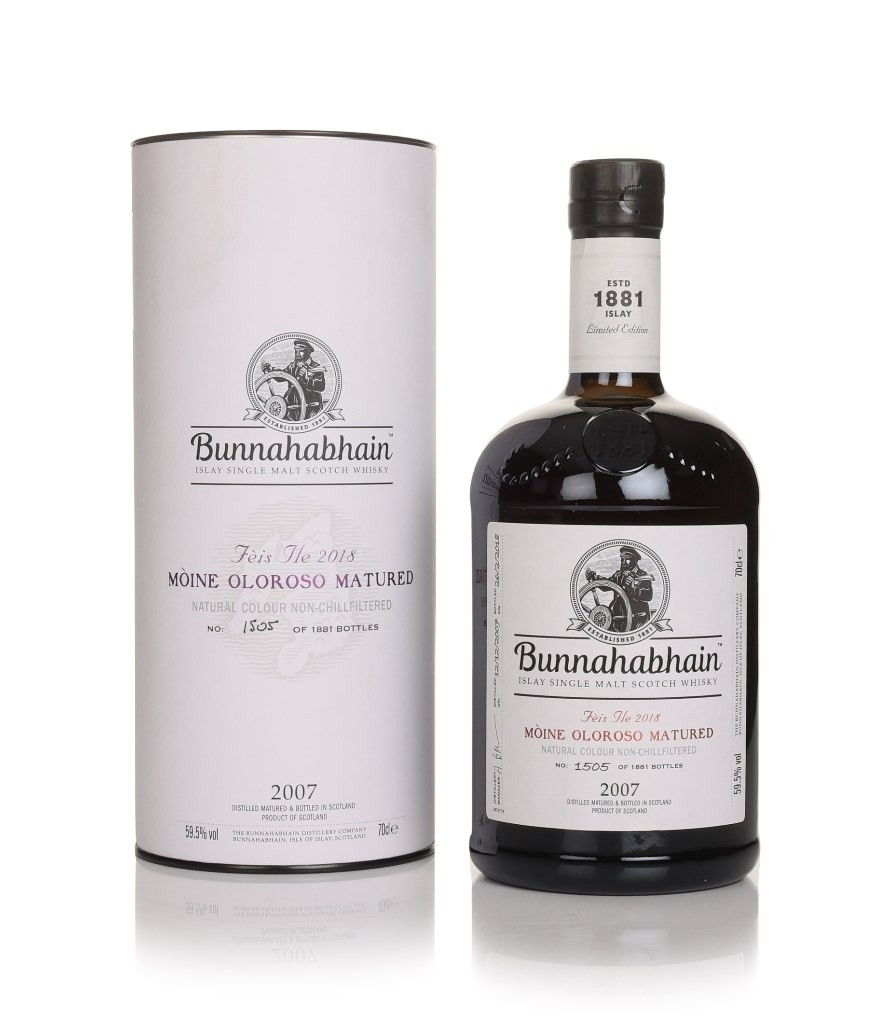 Bunnahabhain 10 Year Old 2007 Mòine Oloroso Matured - Fèis Ìle 2018 70cl