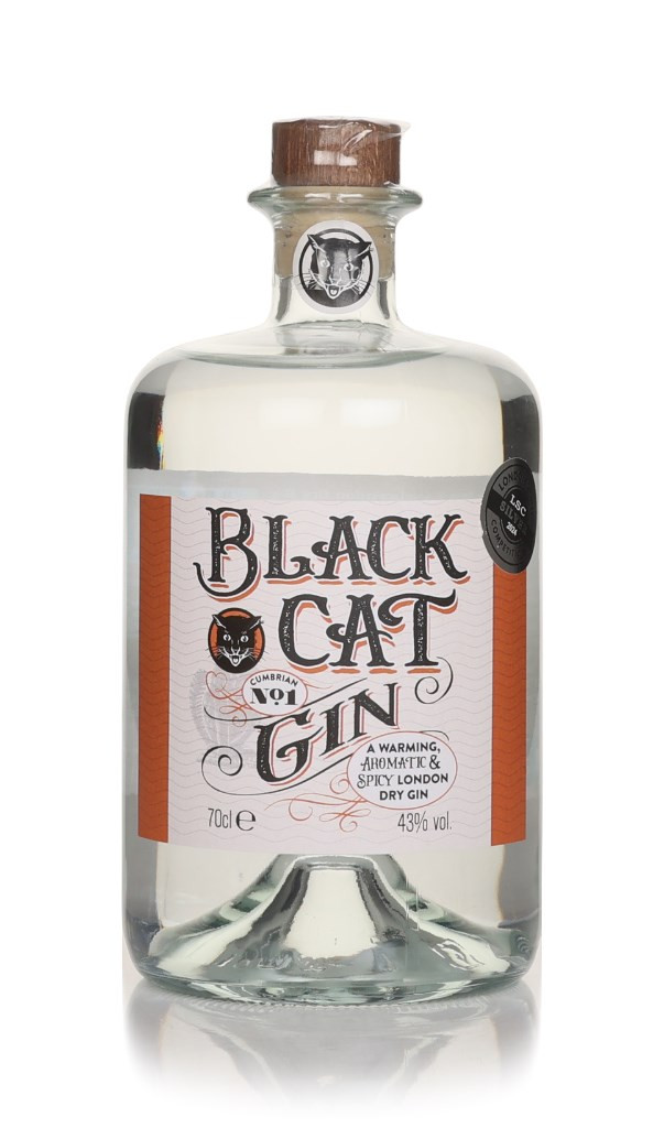 Black Cat Spicy Gin - Cumbrian No.1 70cl