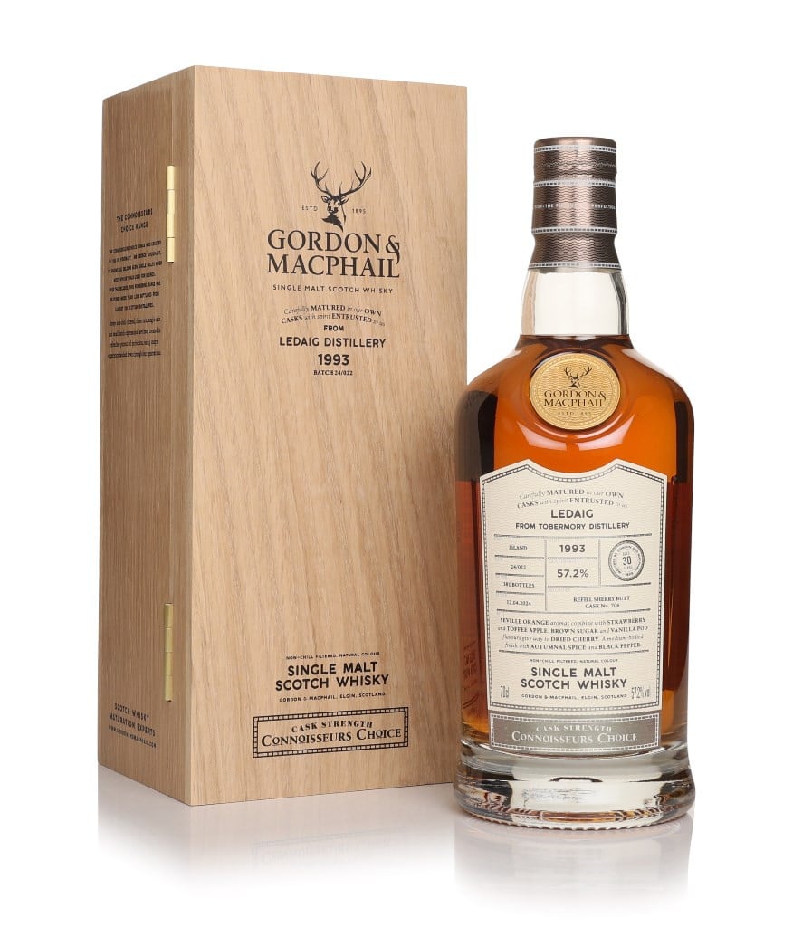 Ledaig 30 Year Old 1993 (cask 706) - Connoisseurs Choice (Gordon & MacPhail) 70cl