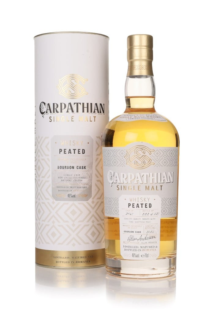 Carpathian Single Malt Bourbon Cask - Peated Collection 70cl
