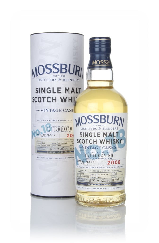 Fettercairn 10 Year Old 2008 - Vintage Casks (Mossburn) 70cl