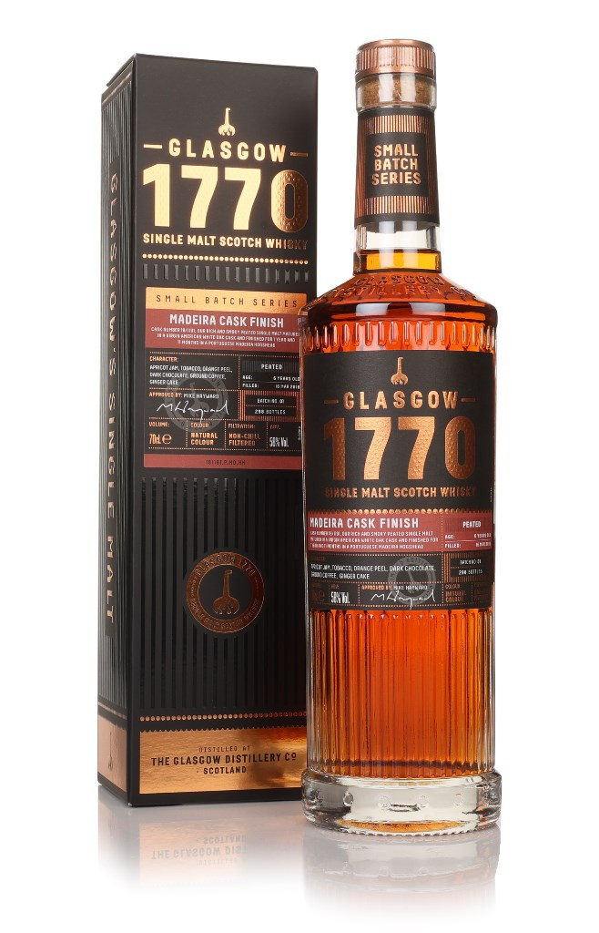 Glasgow 1770 Madeira Cask Finish (Peated) 70cl