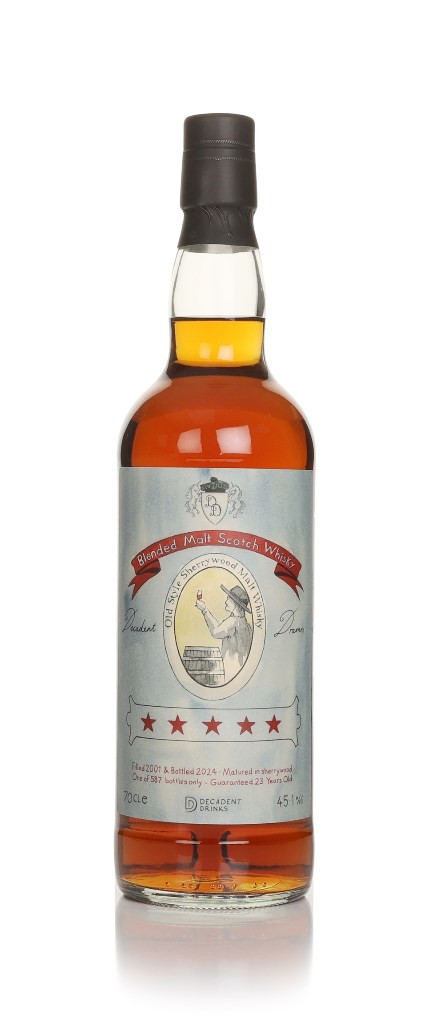 Blended Malt 23 Year Old 2001 - Decadent Drams (Decadent Drinks) 70cl