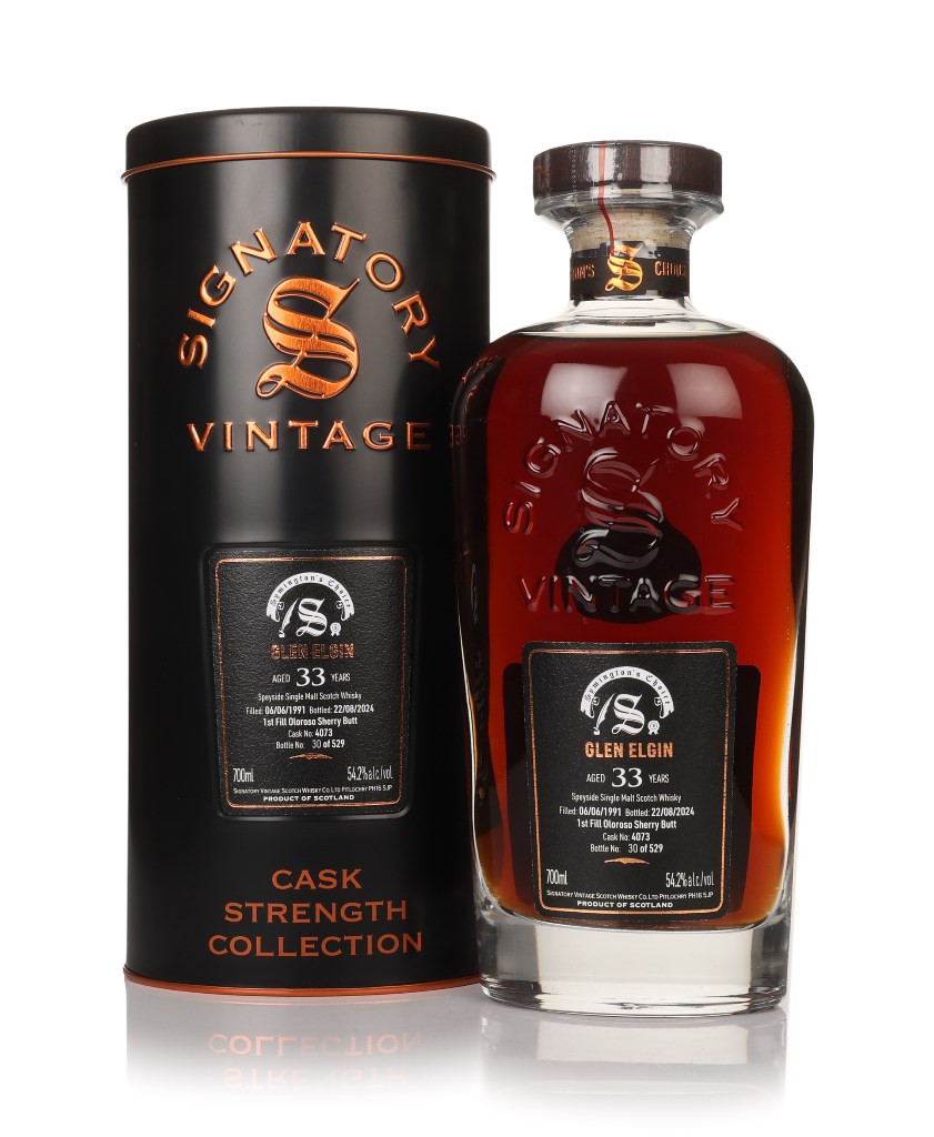 Glen Elgin 33 Year Old 1991 (cask 4073) - Cask Strength Collection (Signatory) 70cl