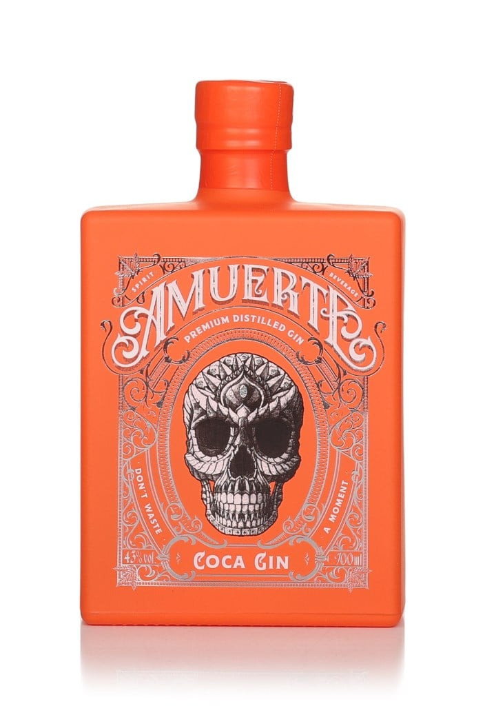 Amuerte Coca Leaf Gin (Orange Bottle) 70cl