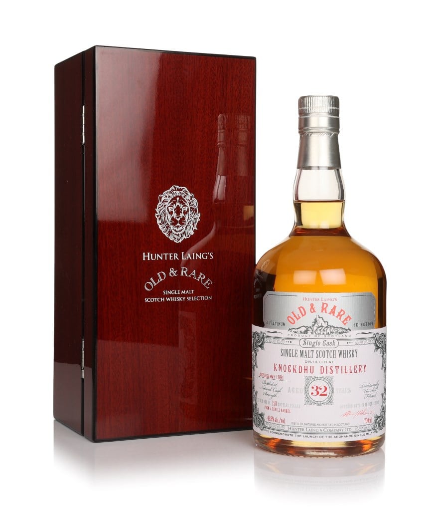 Knockdhu 32 Year Old 1991 - Old & Rare Platinum (Hunter Laing)