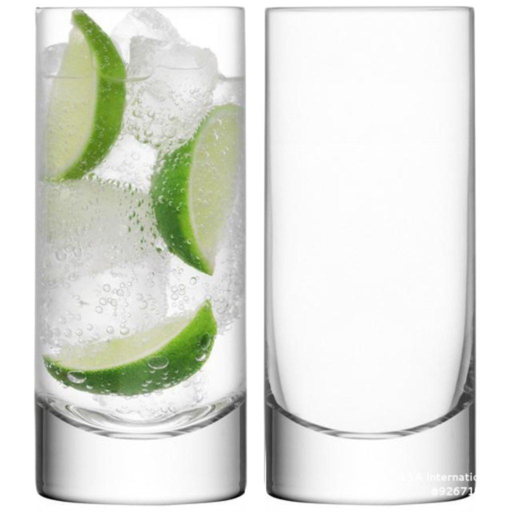 LSA Bar Highball Glass 420ml x2