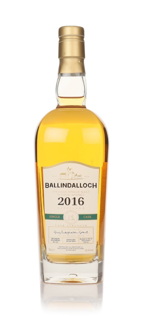 Ballindalloch 8 Year Old 2016 (cask 352) - Bourbon Cask 70cl