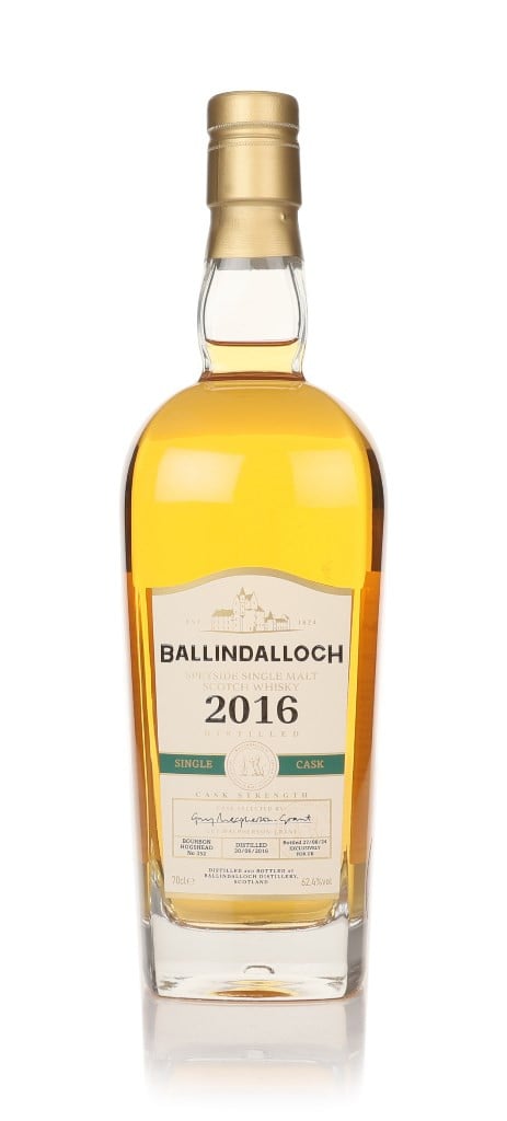 Ballindalloch 8 Year Old 2016 (cask 352) - Bourbon Cask