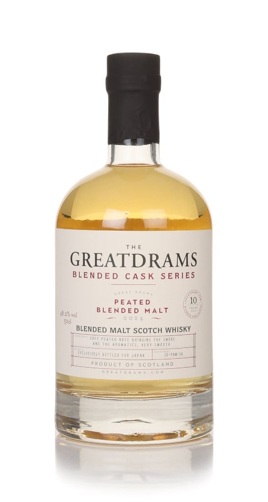 Peated Blended Malt 10 Year Old (cask GD-PBM-24) - Blended Cask Series (GreatDrams) 50cl