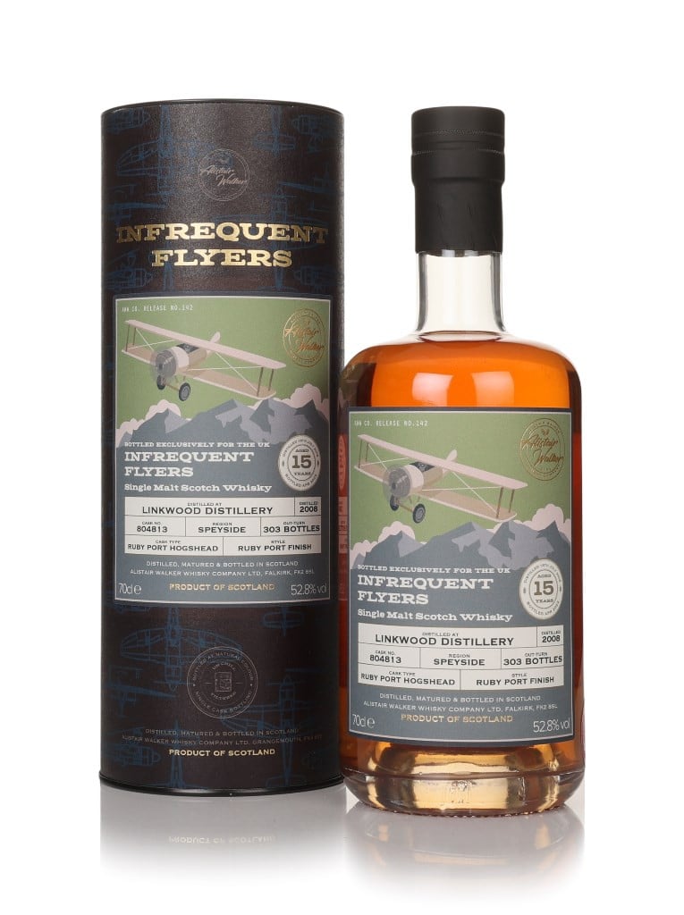 Linkwood 15 Year Old 2008 (cask 804813) - Infrequent Flyers (Alistair Walker) 70cl