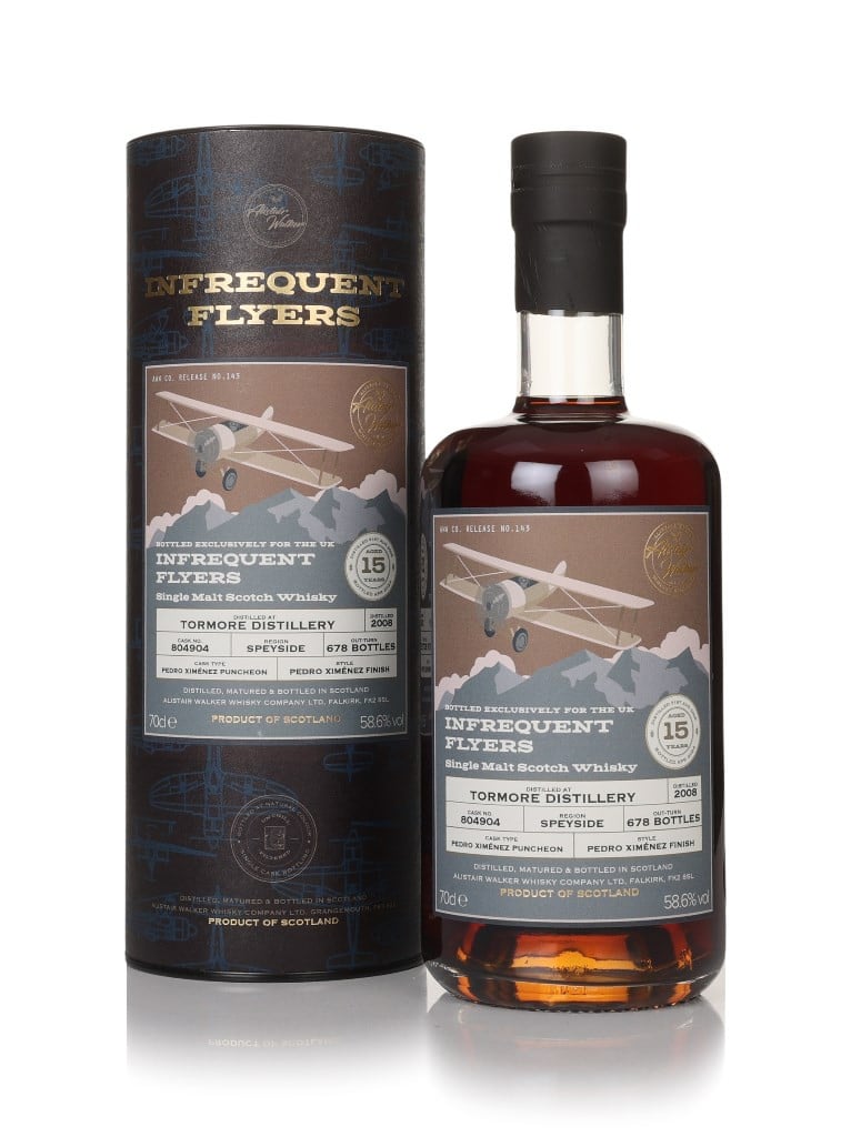 Tormore 15 Year Old 2008 (cask 804904) - Infrequent Flyers (Alistair Walker) 70cl