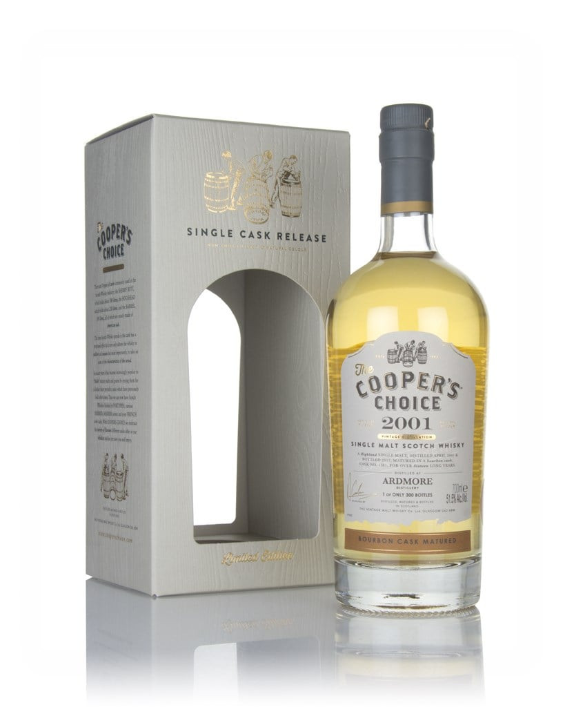 Ardmore 16 Year Old 2001 (cask 1581) - The Cooper's Choice (The Vintage Malt Whisky Co.) 70cl