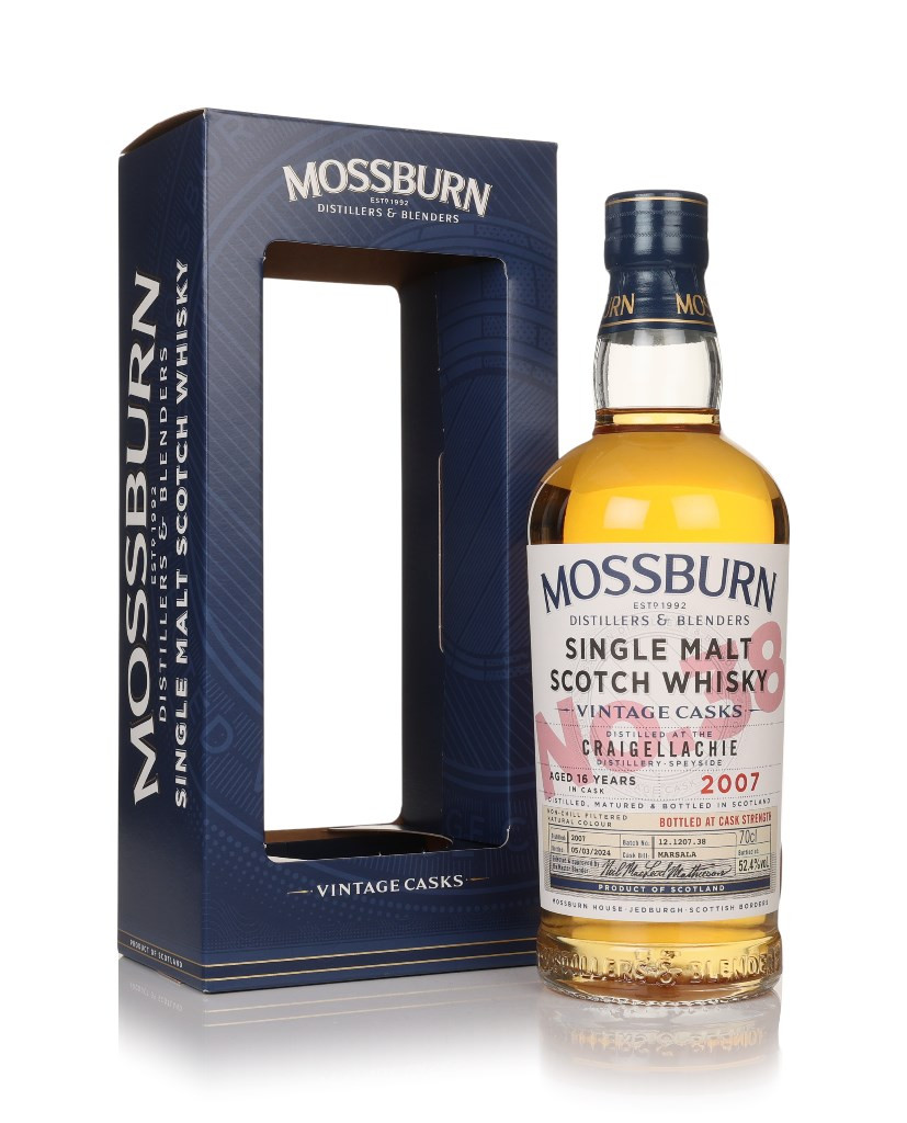 Craigellachie 16 Year Old 2007 - Vintage Casks (Mossburn) 70cl