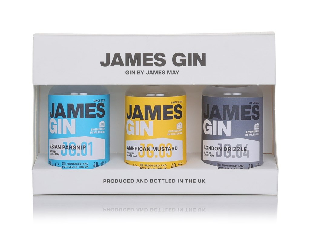 James Gin Gift Set (3x5cl) 15cl