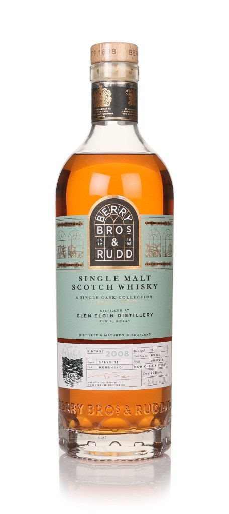 Glen Elgin 15 Year Old 2008 (cask 805333) - Glens & Valleys (Berry Bros. & Rudd) 70cl