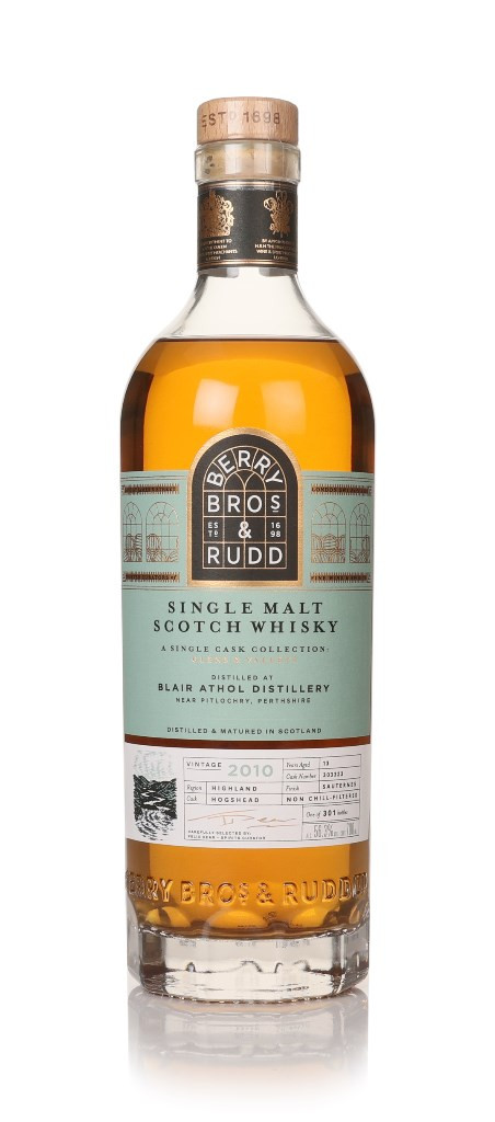 Blair Athol 13 Year Old 2010 (cask 303323) - Glens & Valleys (Berry Bros. & Rudd) 70cl