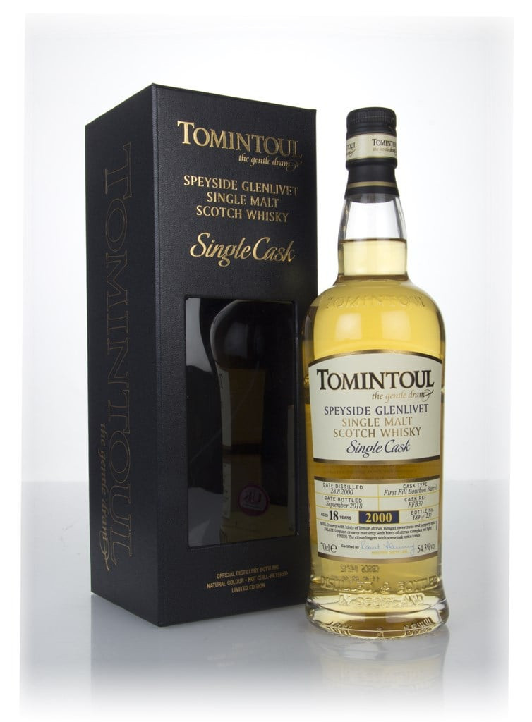 Tomintoul 18 Year Old Bourbon Cask #37 70cl