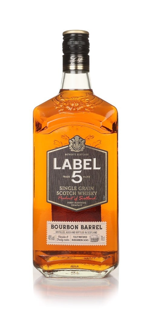 Label 5 Bourbon Barrel Grain Whisky 70cl