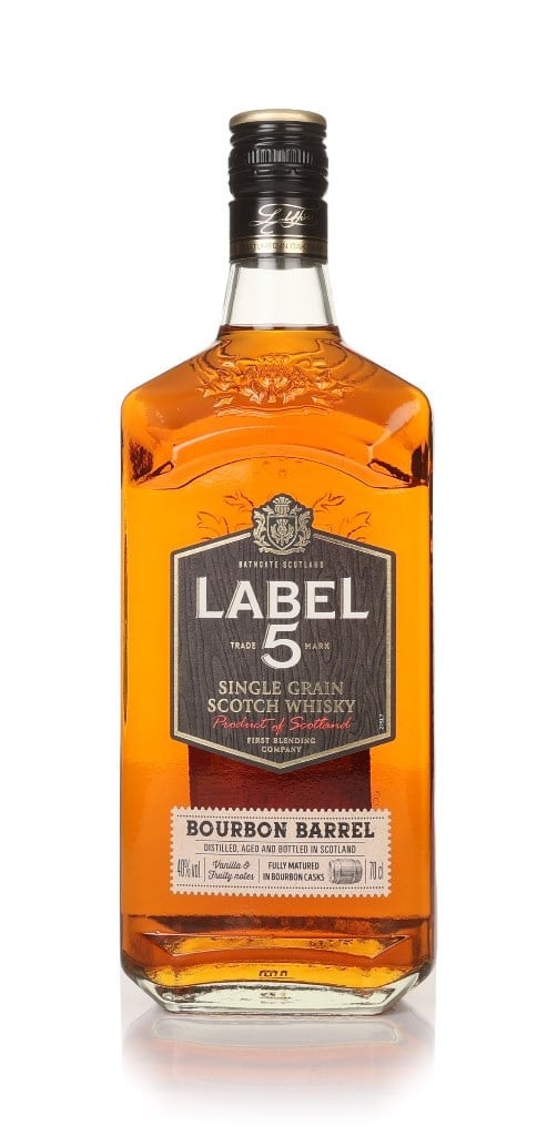 Label 5 Bourbon Barrel Grain Whisky 70cl