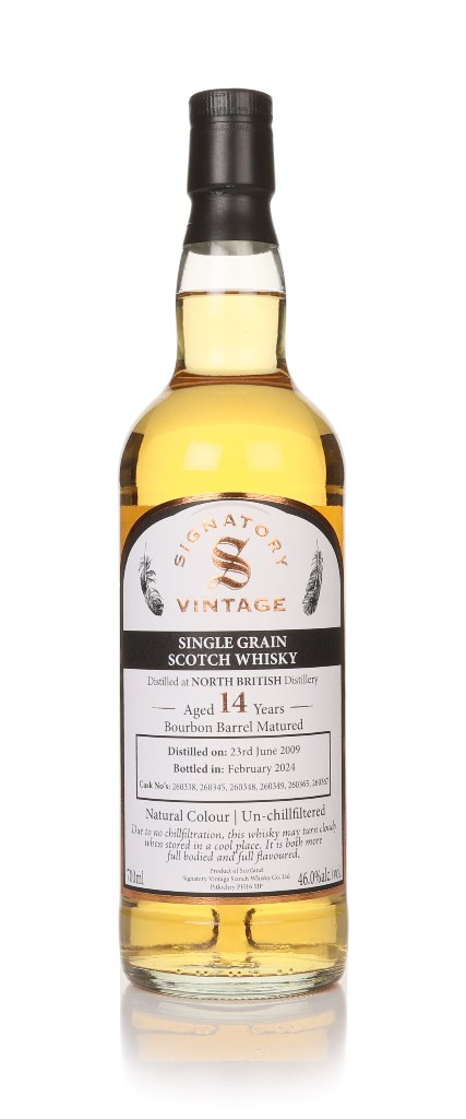 North British 14 Year Old 2009 (casks 260338, 260345, 260348, 260349, 260365 & 260367) (Signatory) 70cl