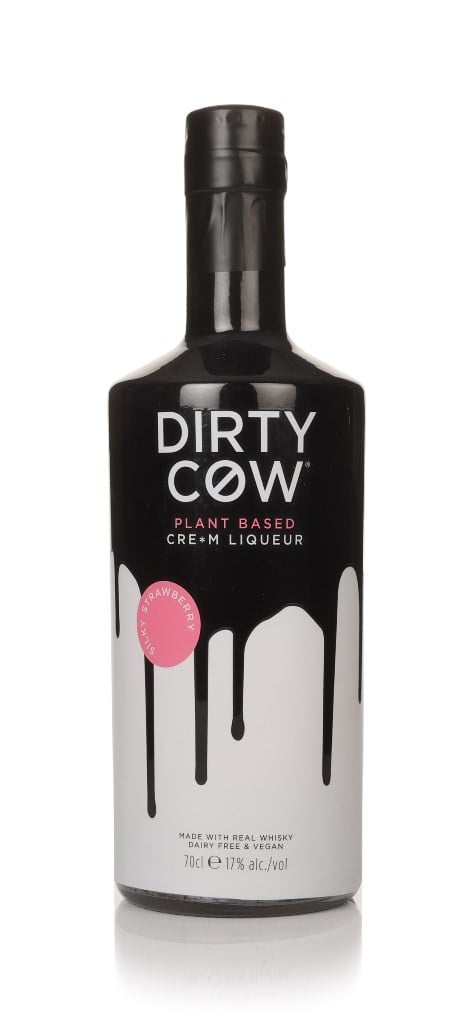 Dirty Cow Plant Based Cre*m Liqueur - Silky Strawberry 70cl