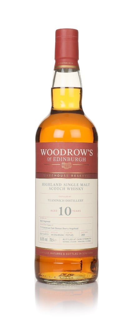 Teaninich 10 Year Old 2013 (cask 707145) - Woodrow's of Edinburgh 70cl