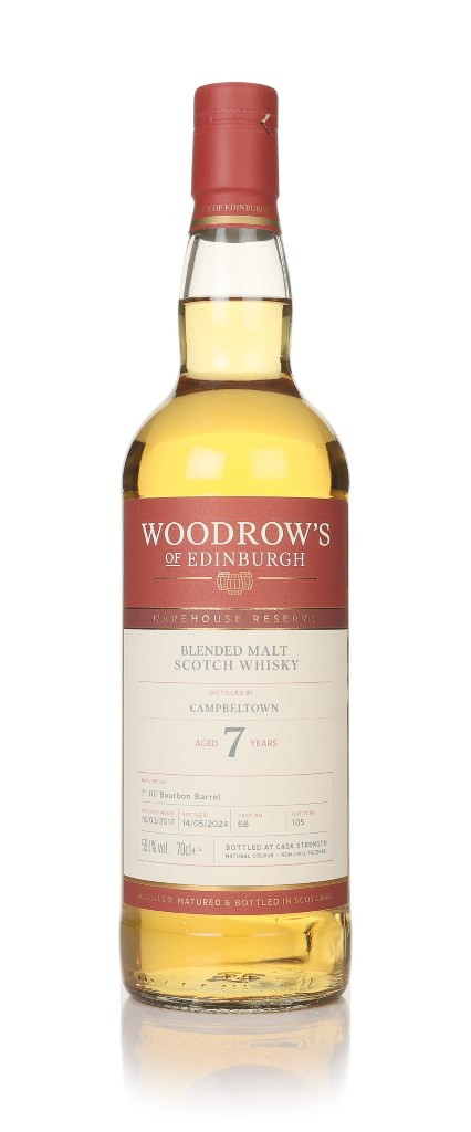 Campbeltown 7 Year Old 2017 (cask 68) - Woodrow's of Edinburgh 70cl