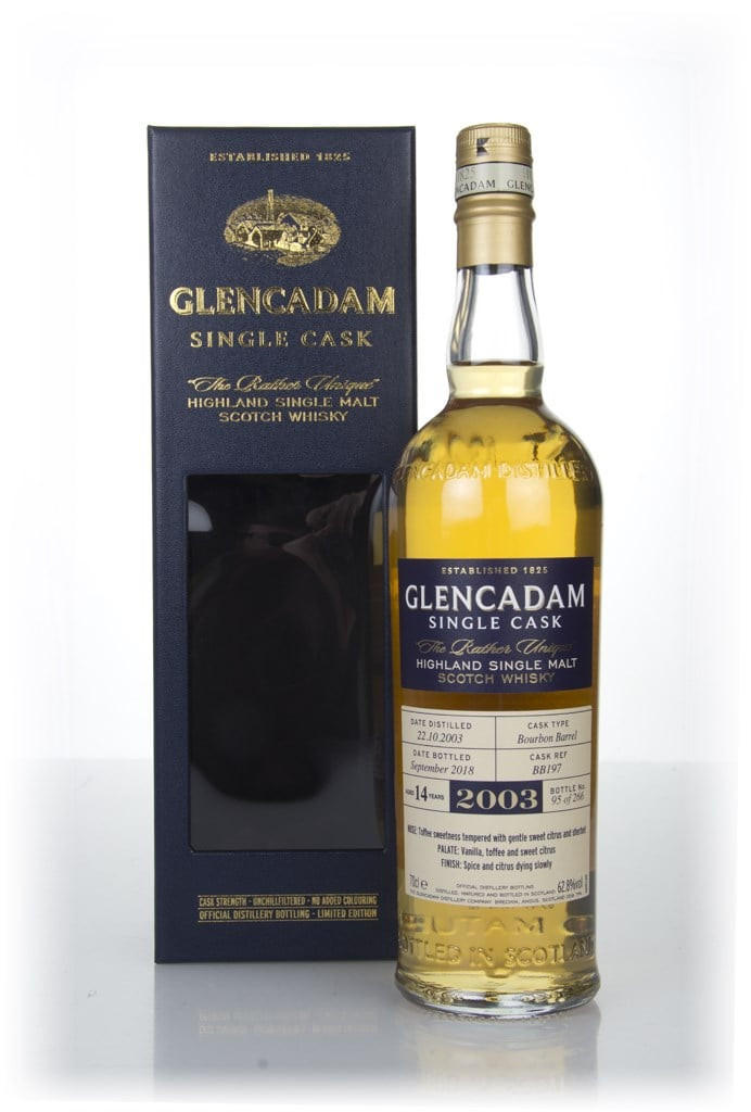 Glencadam 14 Year Old Bourbon Cask #197 70cl