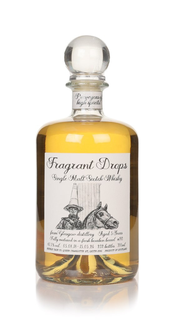 Glasgow 5 Year Old 2018 Fresh Bourbon Barrel (cask 193) - Fragrant Drops (Keeble Cask Company) 70cl