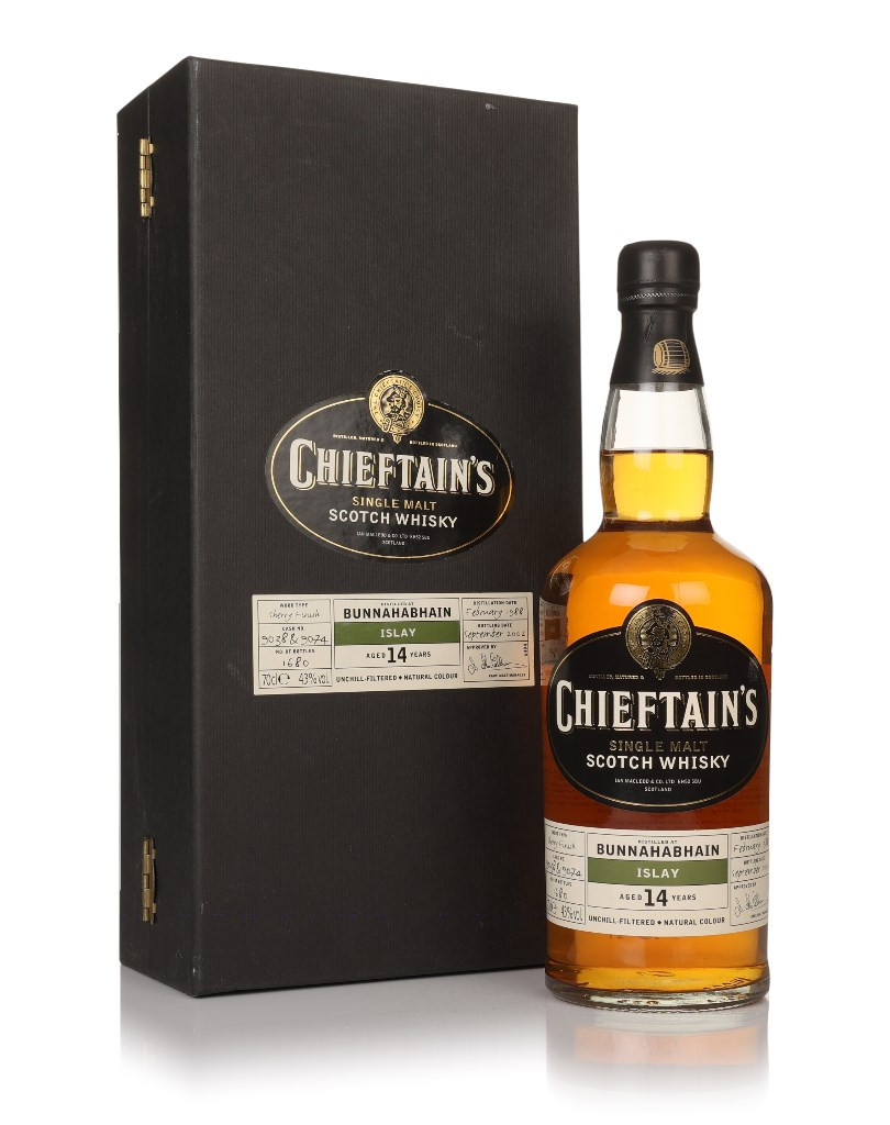 Bunnahabhain 14 Year Old 1988 (casks 9038 & 9074) - Chieftain's (Ian Macleod) 70cl