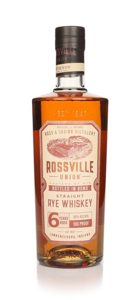 Rossville Union Bottle in Bond Straight Rye 6 Year Old 70cl