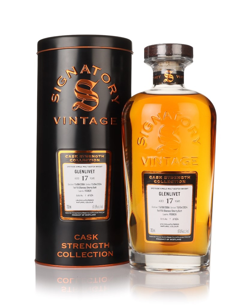 Glenlivet 17 Year Old 2006 (cask 900828) - Cask Strength Collection (Signatory) 70cl
