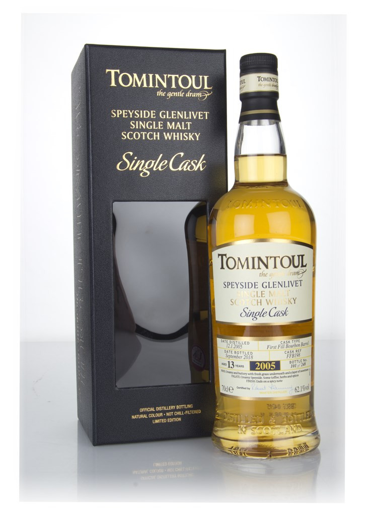 Tomintoul 13 Year Old Bourbon Cask #FFB198 70cl