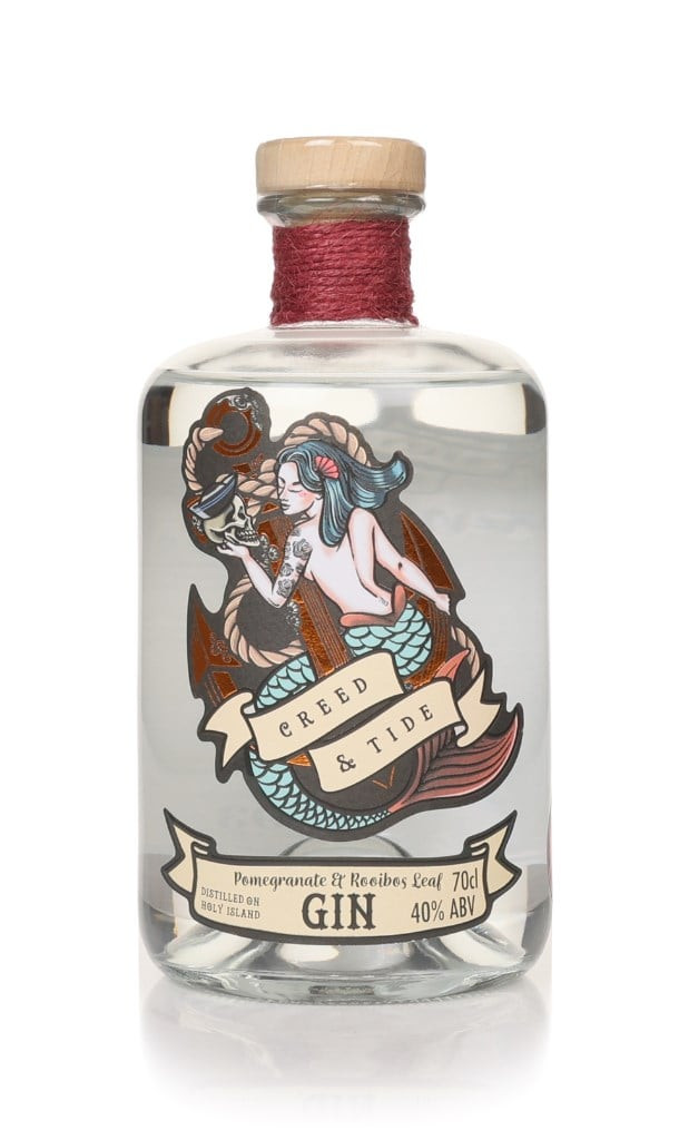 Creed & Tide Gin - Pomegranate & Rooibos Leaf 70cl