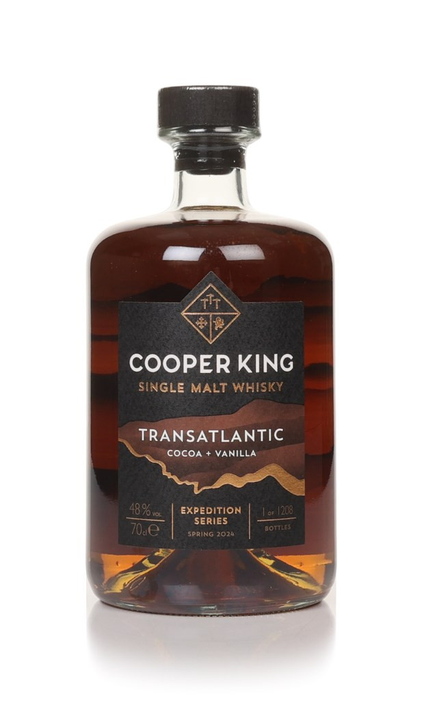 Cooper King Transatlantic Cocoa + Vanilla Single Malt Whisky - Expedition Series Spring 2024 70cl