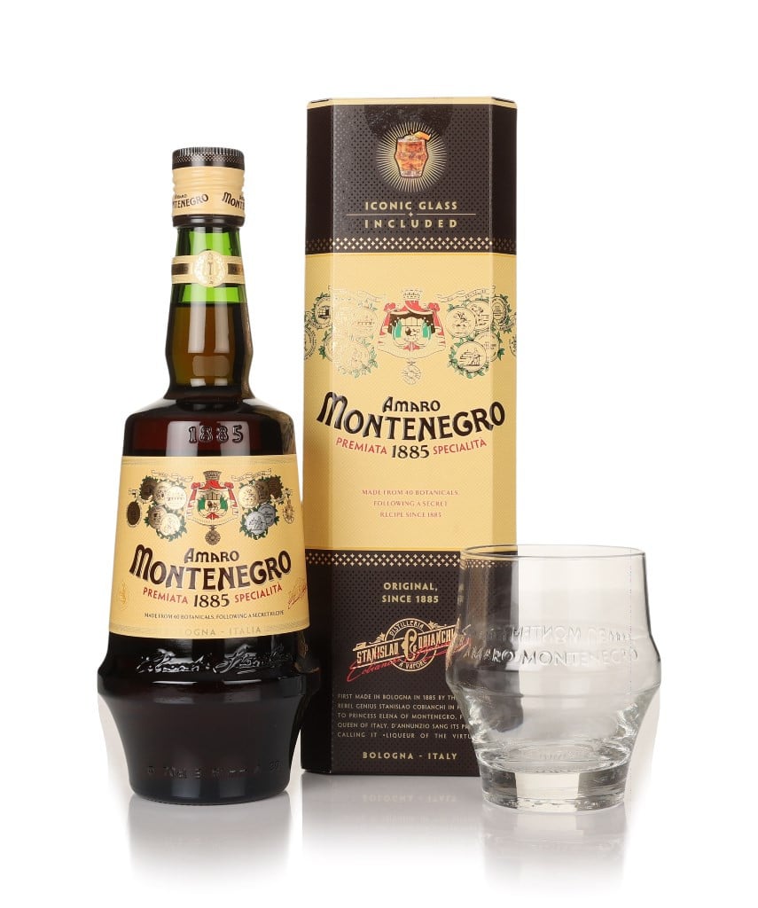 Amaro Montenegro Gift Set with Glass