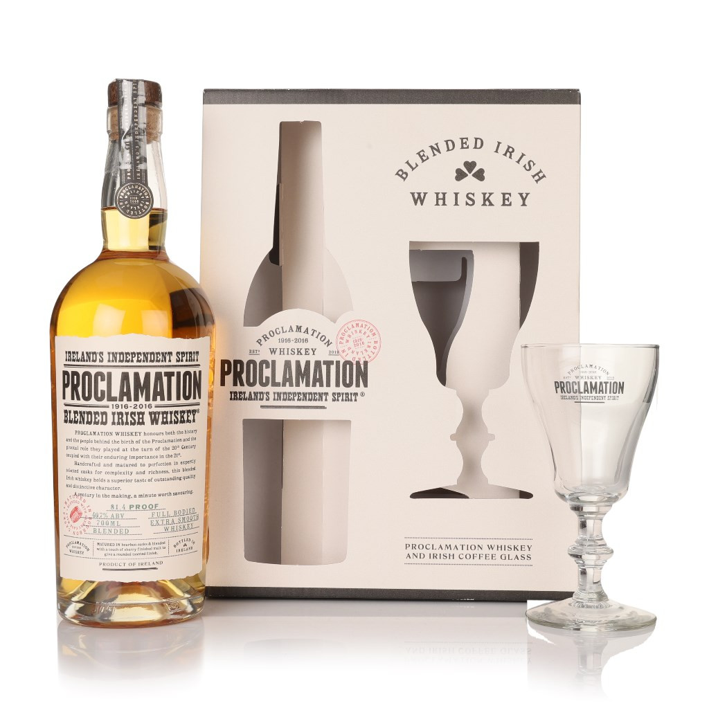 Proclamation Whiskey Gift Pack with Irish Coffee Glass