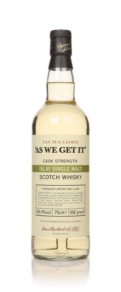 'As We Get It' Islay Single Malt (Ian Macleod) (60.4%)