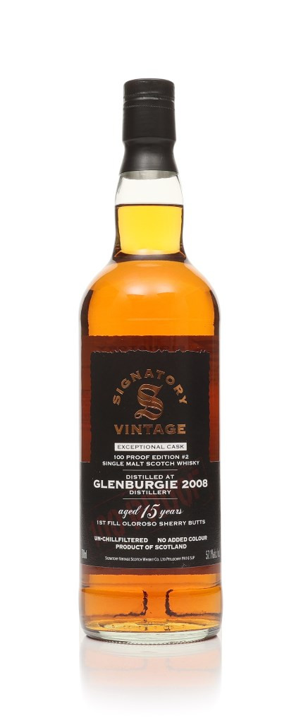 Glenburgie 15 Year Old 2008 Exceptional Cask - 100 Proof Edition #2 (Signatory) 70cl