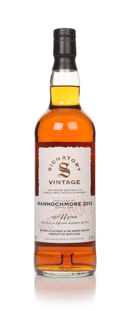 Mannochmore 11 Year Old 2012 - 100 Proof Edition #13 (Signatory) 70cl
