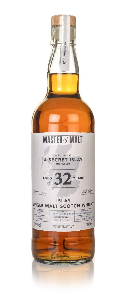 A Secret Islay Distillery 32 Year Old 1990 (Master of Malt)